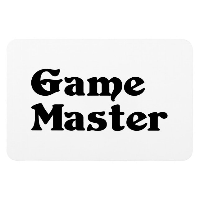 Game Master Magnet (Horizontal)