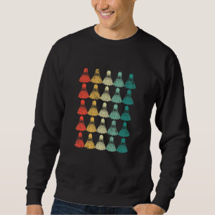 Game Match Racket Ball Retro Vintage Badminton Shu Sweatshirt
