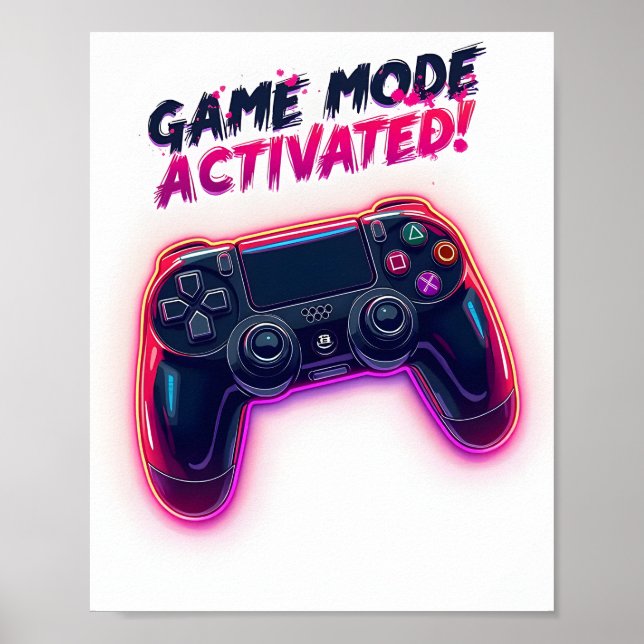 Game Mode Activated Poster (Front)