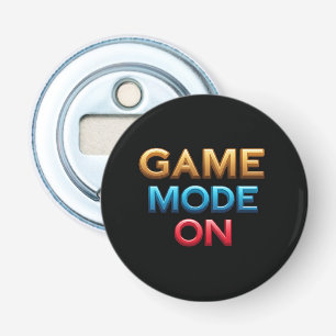 Game Mode On Button Bottle Opener