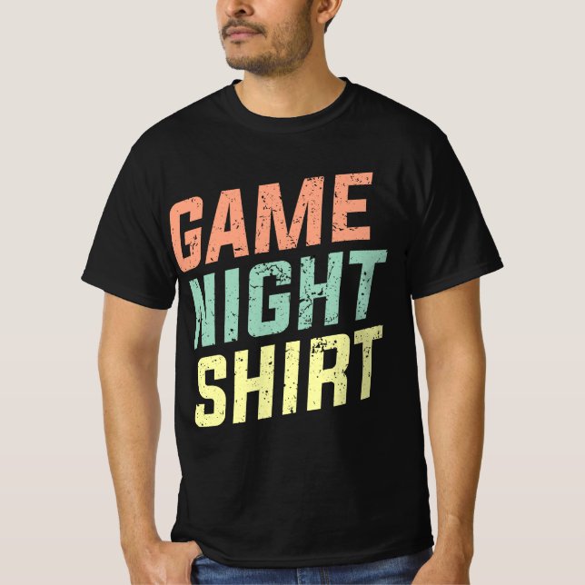 Game Nigh Boardgaming  For Boardgamers  T-Shirt (Front)