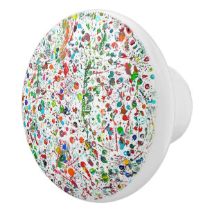 Game Night 2 Ceramic Pull
