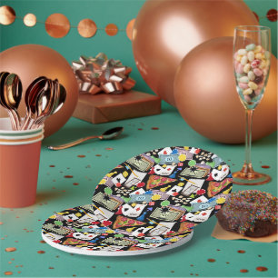 Game Night Board Games Snacks Party Paper Plate