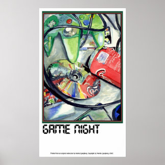GAME NIGHT by Annika Poster