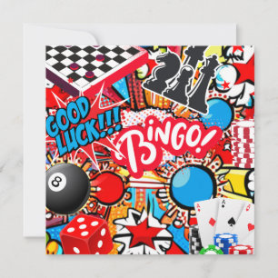 Game Night Holiday Card