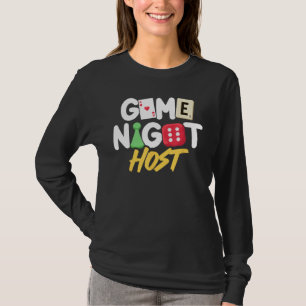 Game Night Host Board Game Trivia Night Team Women T-Shirt
