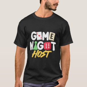 Game Night Host Board Game Trivia Night Team Women T-Shirt