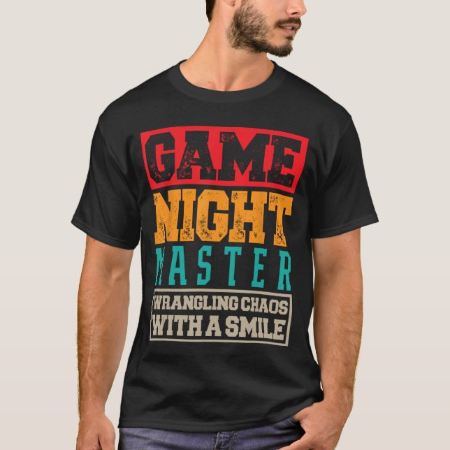 Game Night Host funny T-Shirt (Front)