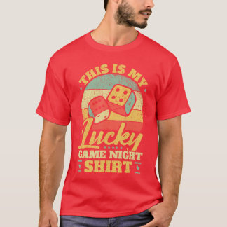 Game Night Host I Lucky Board Game Night friend T-Shirt