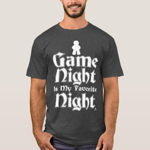 Game Night is My Favorite Fun Slogan T-Shirt