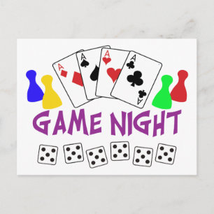 Game Night Postcard