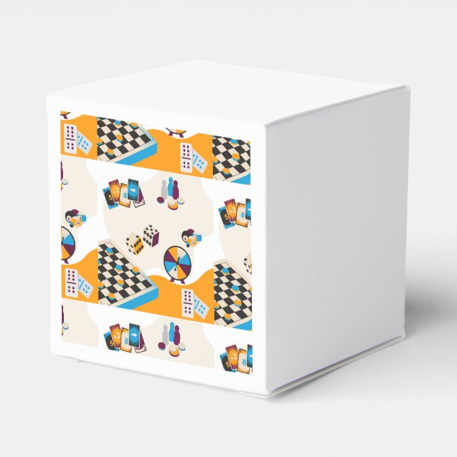 Game Night Themed Party Decorations Favour Box (Back Side)