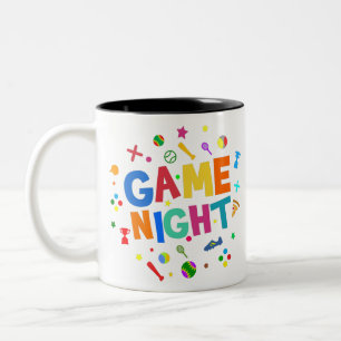 GAME NIGHT Two-Tone COFFEE MUG