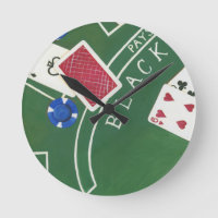 Game of Blackjack with Chips by Chariklia Zarris