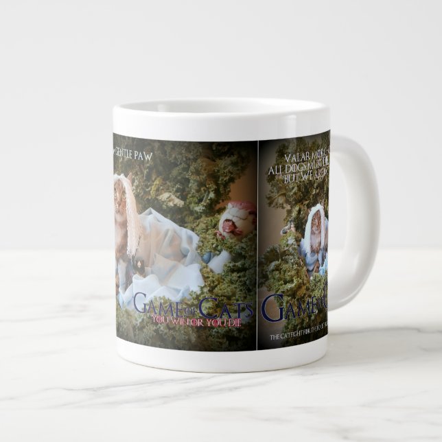 Game of Cats coffee mug (Front Right)