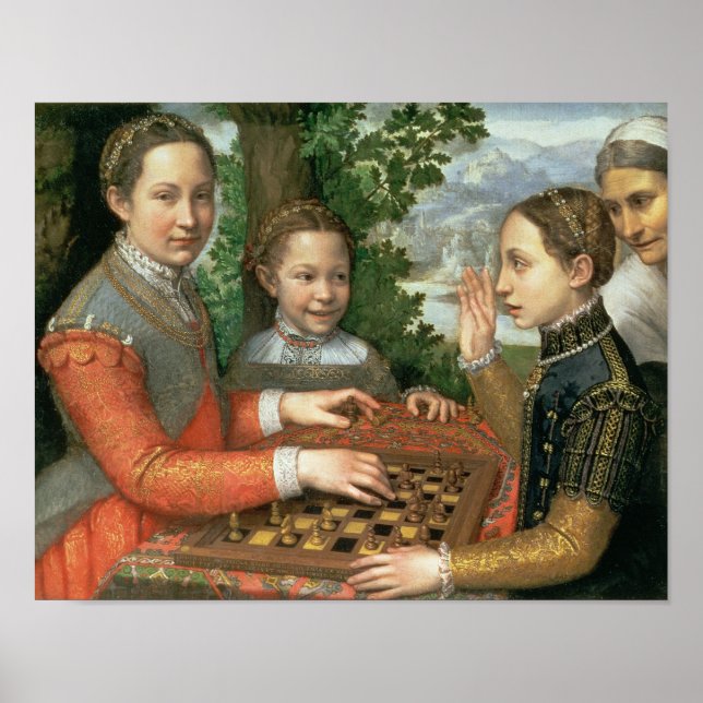 Game of Chess, 1555 Poster (Front)