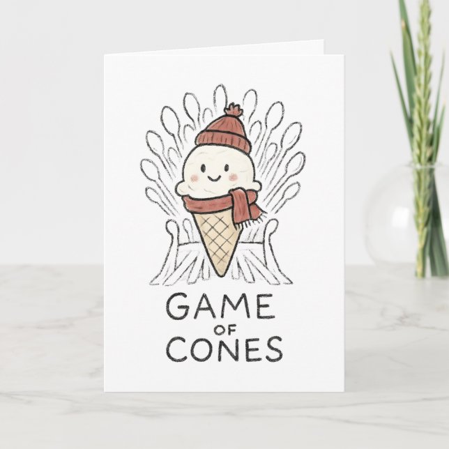 Game of Cones - Funny Christmas Card