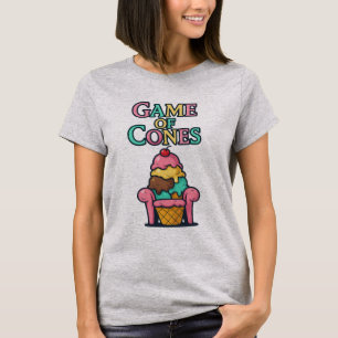 Game of Cones – Funny Ice Cream Pun Fashion T-Shirt