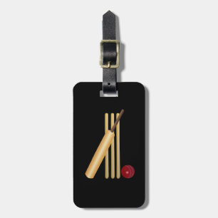 Game of Cricket Luggage Tag