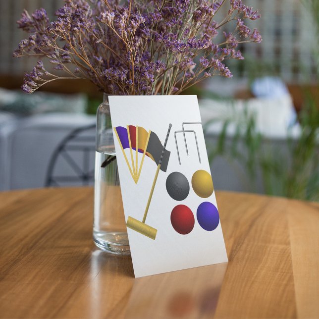 Game Of Croquet Invitations (Creator Uploaded)