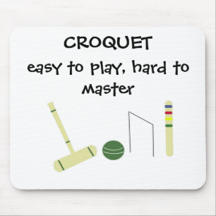 Game of Croquet Mouse Pad