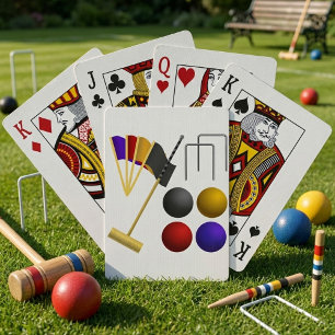 Game Of Croquet Playing Cards