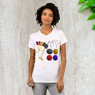 Game Of Croquet Womens T-Shirt