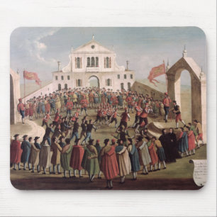 Game of Football at Sant'Alvise, Venice Mouse Pad