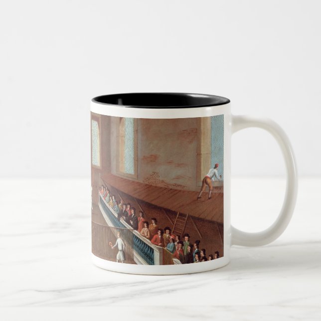 Game of Racquets Two-Tone Coffee Mug (Right)
