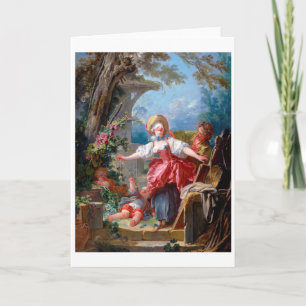 Game of Tag, Fragonard Card