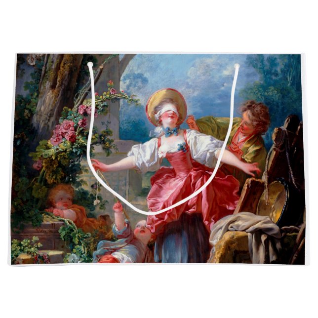 Game of Tag, Fragonard Large Gift Bag (Front)