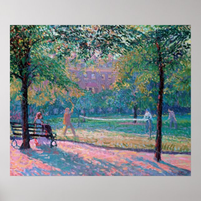 Game of Tennis Poster (Front)