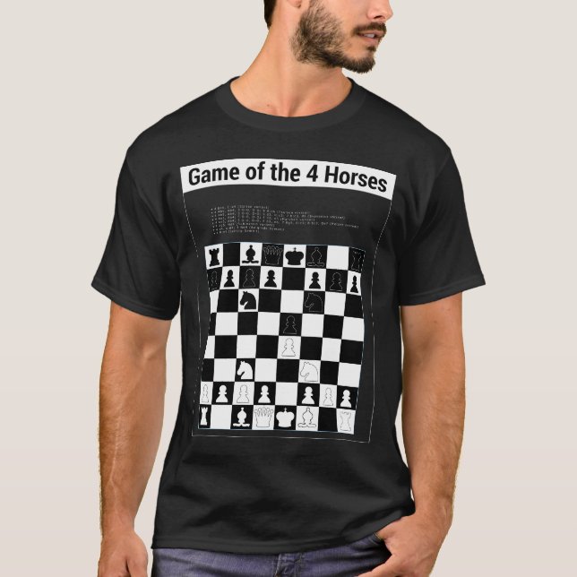 Game of the 4 Horses T-Shirt (Front)