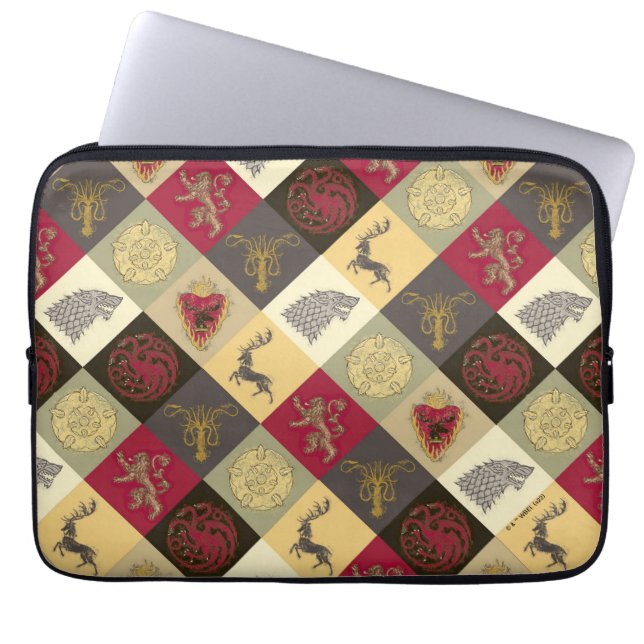 Game of Thrones Sigil Pattern Laptop Sleeve (Front)