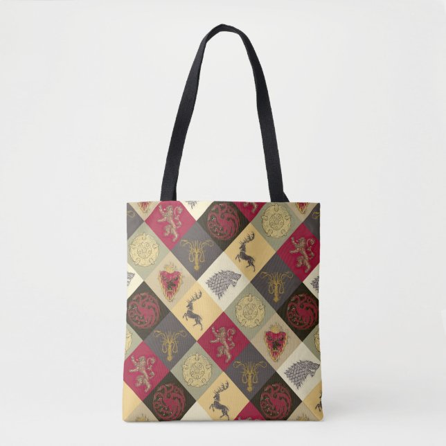 Game of Thrones Sigil Pattern Tote Bag (Front)