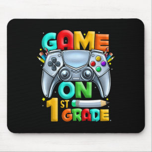 Game On 1st Grade Back To School 1st Grade Level U Mouse Pad