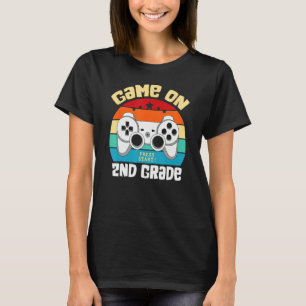 GAME ON 2nd Grade Gamer Teacher Student Back To Sc T-Shirt