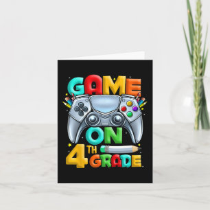 Game On 4th Grade Back To School 4th Grade Level U Card
