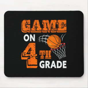 Game On 4th Grade Bysketbyll Byck To School Fun Gi Mouse Pad