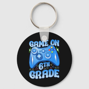 Game On 6th Grade Ck To School Video Games Boys Ki Key Ring
