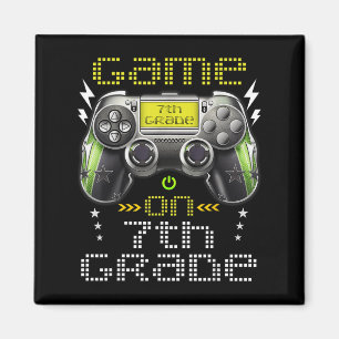 Game On 7th Grade Back To School For Kids Girls Bo Magnet