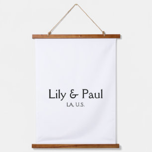 Game on add couple name wedding party place city g hanging tapestry