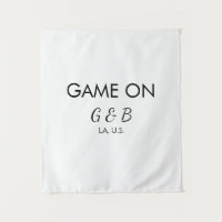 Game on add couple name wedding party place city g