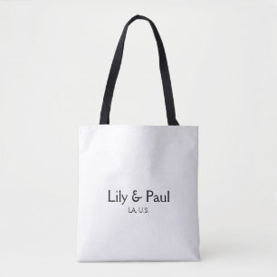 Game on add couple name wedding party place city g tote bag