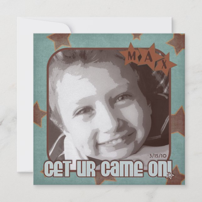 Game On {alt} Invitations (Front)