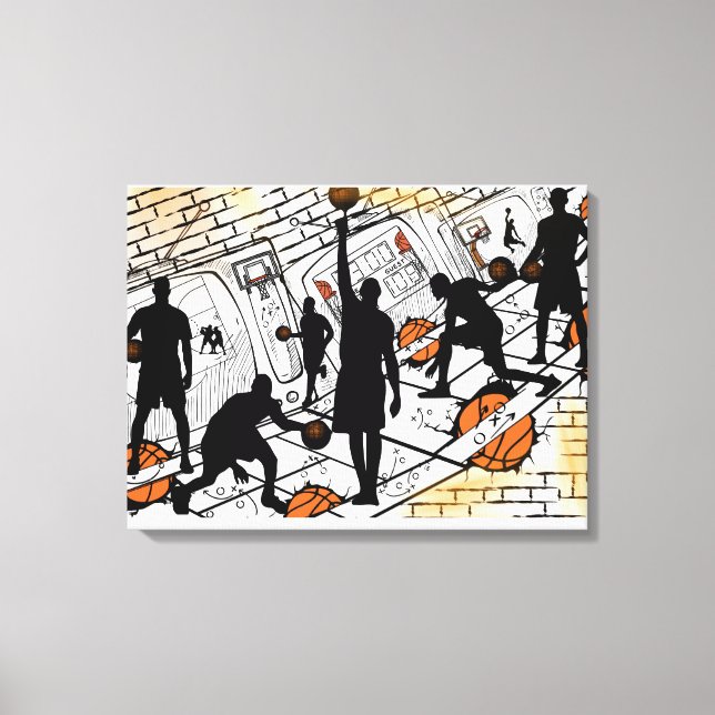 Game On Canvas Print (Front)
