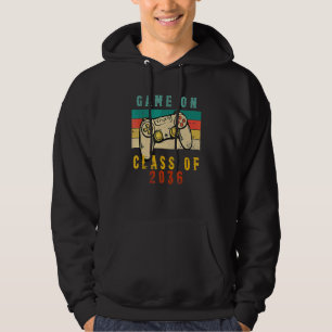 Game On Class Of 2036 Grow With Me Gaming Senior 2 Hoodie