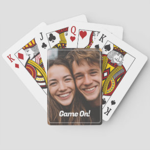 Game On Family Photo Playing Cards