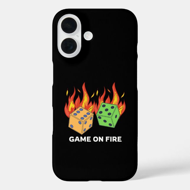 Game on Fire Case-Mate iPhone Case (Back)