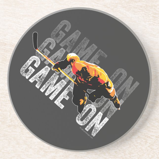 Game On (Hockey) Coaster (Front)